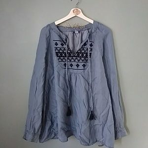 Jean blouse